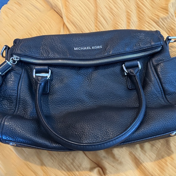 Michael Kors Pebbled Leather Satchel - Picture 6 of 10